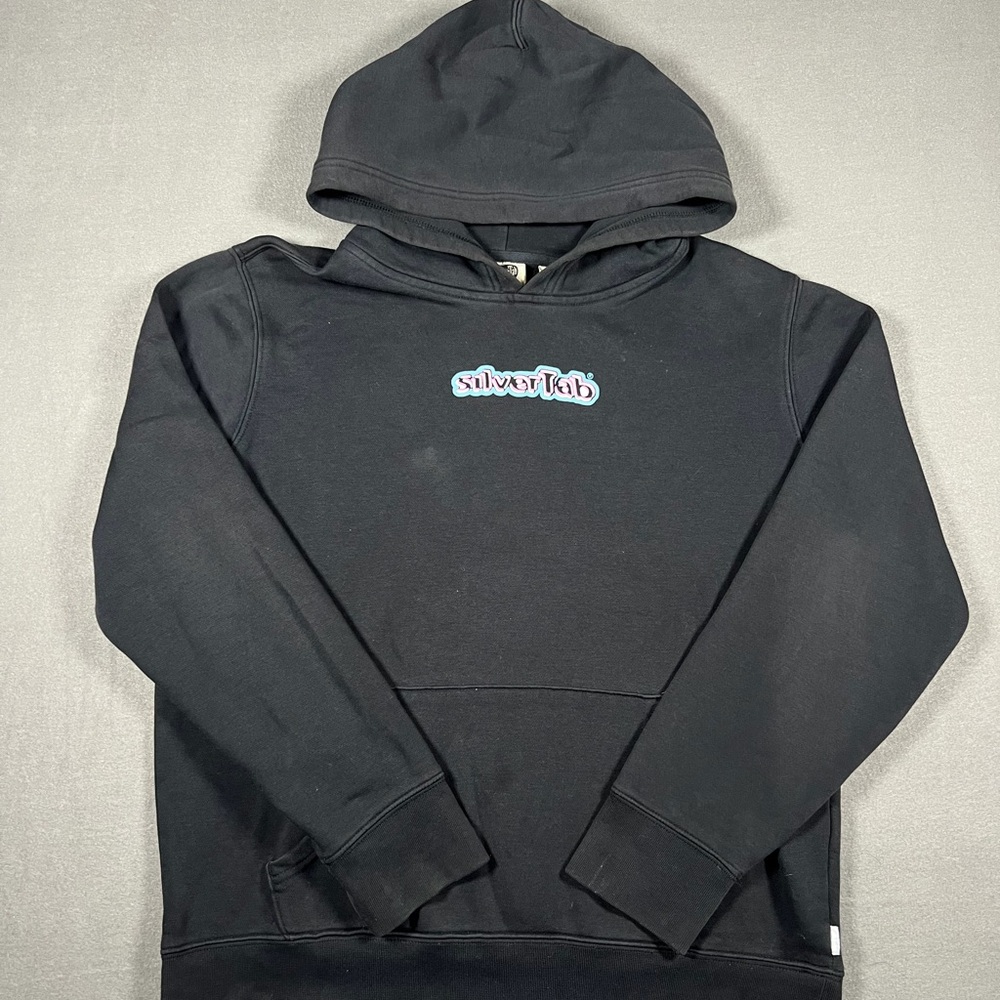 Vintage Y2K Levis Silver Tab Black Skater Hoodie Men Size M